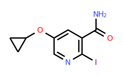 CAS 1243468-22-5 | 5-Cyclopropoxy-2-iodonicotinamide