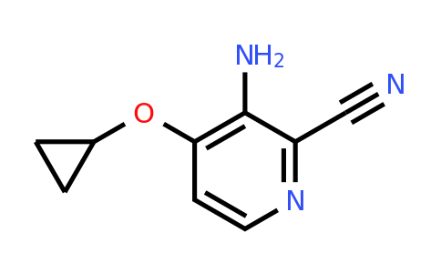 CAS 1243468-23-6 | 3-Amino-4-cyclopropoxypicolinonitrile