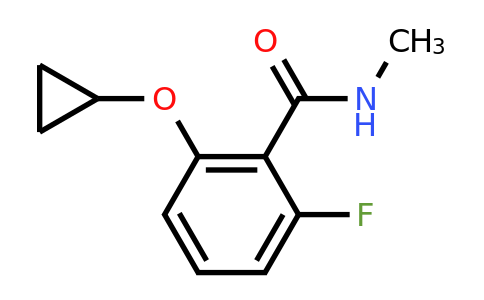 CAS 1243468-24-7 | 2-Cyclopropoxy-6-fluoro-N-methylbenzamide