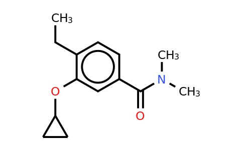 CAS 1243468-29-2 | 3-Cyclopropoxy-4-ethyl-N,n-dimethylbenzamide