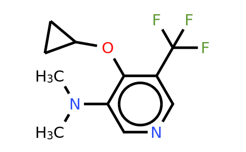 CAS 1243468-33-8 | 4-Cyclopropoxy-N,n-dimethyl-5-(trifluoromethyl)pyridin-3-amine