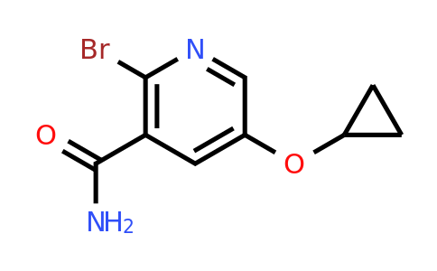 CAS 1243468-34-9 | 2-Bromo-5-cyclopropoxynicotinamide