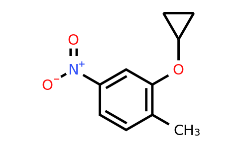 CAS 1243468-36-1 | 2-Cyclopropoxy-1-methyl-4-nitrobenzene