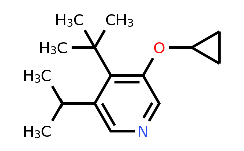 CAS 1243468-37-2 | 4-Tert-butyl-3-cyclopropoxy-5-isopropylpyridine