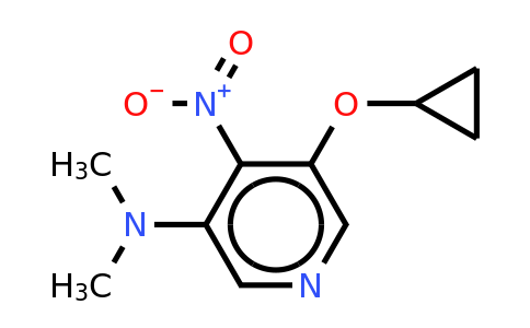 CAS 1243468-39-4 | 5-Cyclopropoxy-N,n-dimethyl-4-nitropyridin-3-amine