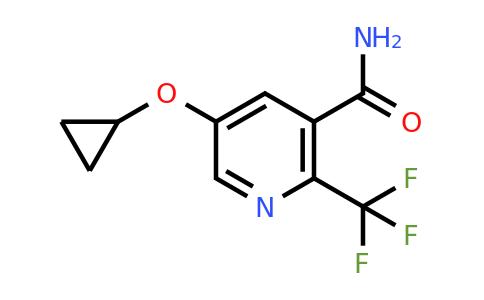 CAS 1243468-49-6 | 5-Cyclopropoxy-2-(trifluoromethyl)nicotinamide