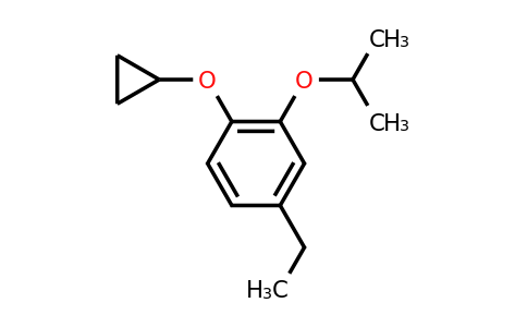 CAS 1243468-55-4 | 1-Cyclopropoxy-4-ethyl-2-isopropoxybenzene