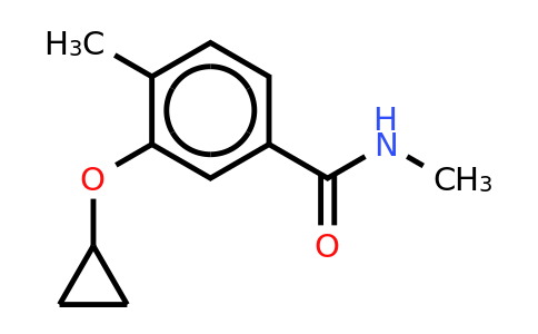 CAS 1243468-63-4 | 3-Cyclopropoxy-N,4-dimethylbenzamide