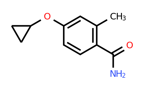 CAS 1243468-66-7 | 4-Cyclopropoxy-2-methylbenzamide