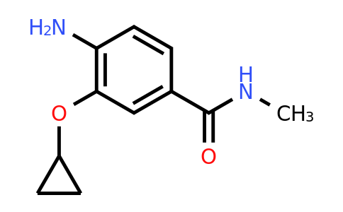 CAS 1243468-68-9 | 4-Amino-3-cyclopropoxy-N-methylbenzamide