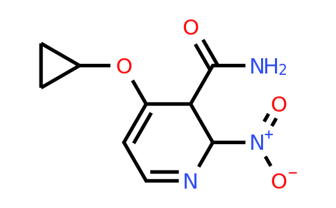 CAS 1243468-69-0 | 4-Cyclopropoxy-2-nitro-2,3-dihydropyridine-3-carboxamide