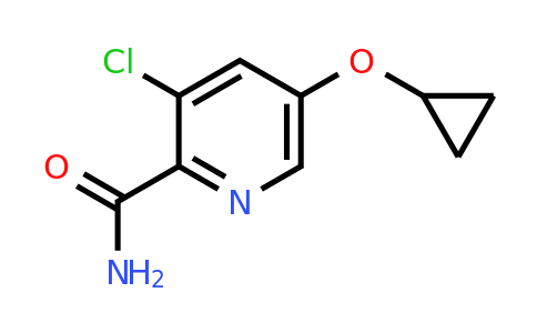 CAS 1243468-72-5 | 3-Chloro-5-cyclopropoxypicolinamide