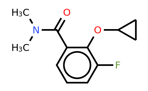 CAS 1243468-73-6 | 2-Cyclopropoxy-3-fluoro-N,n-dimethylbenzamide