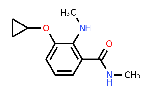 CAS 1243468-74-7 | 3-Cyclopropoxy-N-methyl-2-(methylamino)benzamide