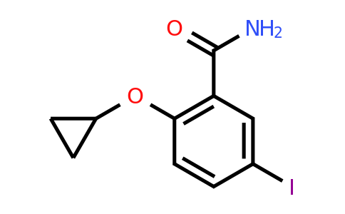 CAS 1243468-76-9 | 2-Cyclopropoxy-5-iodobenzamide