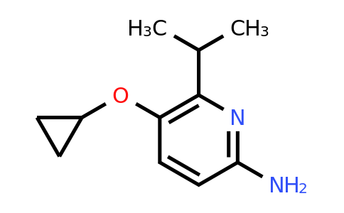 CAS 1243468-83-8 | 5-Cyclopropoxy-6-(propan-2-YL)pyridin-2-amine