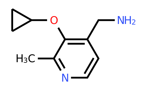 CAS 1243468-84-9 | (3-Cyclopropoxy-2-methylpyridin-4-YL)methanamine