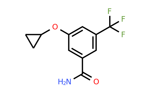 CAS 1243468-89-4 | 3-Cyclopropoxy-5-(trifluoromethyl)benzamide