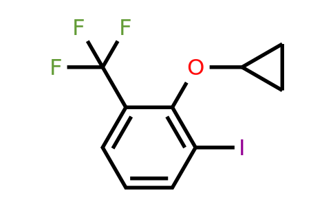 CAS 1243468-92-9 | 2-Cyclopropoxy-1-iodo-3-(trifluoromethyl)benzene