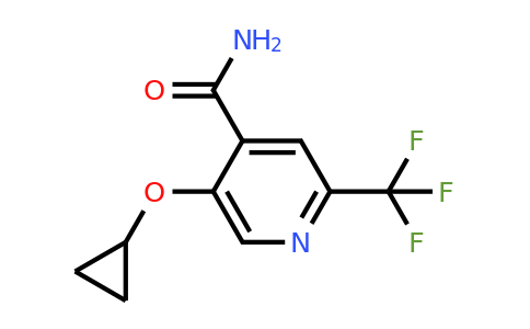 CAS 1243468-93-0 | 5-Cyclopropoxy-2-(trifluoromethyl)isonicotinamide