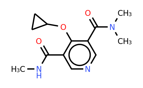 CAS 1243468-96-3 | 4-Cyclopropoxy-N3,N3,N5-trimethylpyridine-3,5-dicarboxamide
