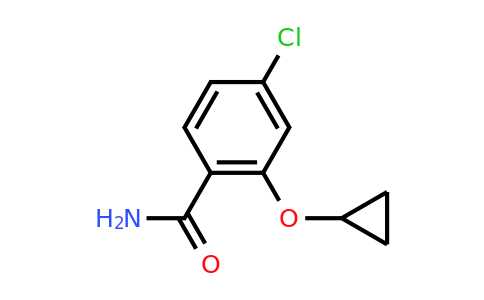 CAS 1243469-01-3 | 4-Chloro-2-cyclopropoxybenzamide