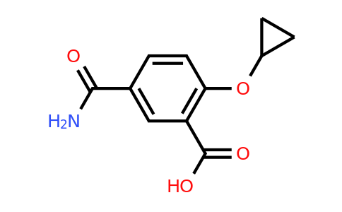 CAS 1243469-09-1 | 5-Carbamoyl-2-cyclopropoxybenzoic acid