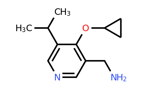 CAS 1243469-10-4 | (4-Cyclopropoxy-5-isopropylpyridin-3-YL)methanamine