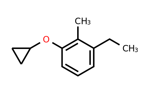 CAS 1243469-13-7 | 1-Cyclopropoxy-3-ethyl-2-methylbenzene