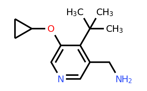 CAS 1243469-16-0 | (4-Tert-butyl-5-cyclopropoxypyridin-3-YL)methanamine