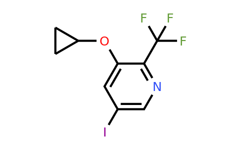 CAS 1243469-17-1 | 3-Cyclopropoxy-5-iodo-2-(trifluoromethyl)pyridine