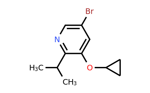 CAS 1243469-18-2 | 5-Bromo-3-cyclopropoxy-2-(propan-2-YL)pyridine