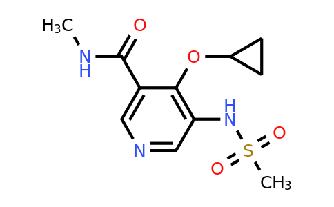 CAS 1243469-23-9 | 4-Cyclopropoxy-N-methyl-5-(methylsulfonamido)nicotinamide