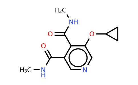 CAS 1243469-30-8 | 5-Cyclopropoxy-N3,N4-dimethylpyridine-3,4-dicarboxamide