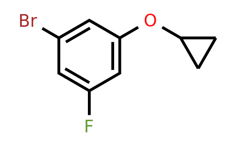 CAS 1243469-36-4 | 1-Bromo-3-cyclopropoxy-5-fluorobenzene