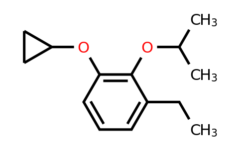 CAS 1243469-40-0 | 1-Cyclopropoxy-3-ethyl-2-isopropoxybenzene