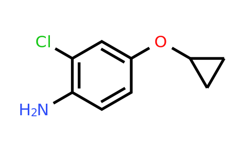 CAS 1243469-42-2 | 2-Chloro-4-cyclopropoxyaniline
