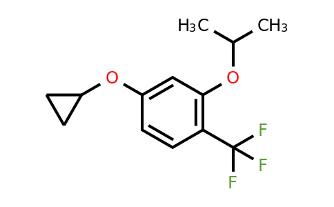 CAS 1243469-45-5 | 4-Cyclopropoxy-2-isopropoxy-1-(trifluoromethyl)benzene