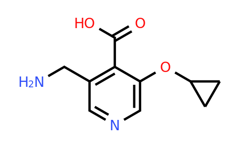 CAS 1243469-47-7 | 3-(Aminomethyl)-5-cyclopropoxyisonicotinic acid