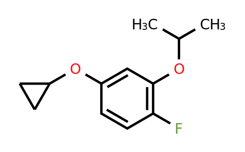 CAS 1243469-53-5 | 4-Cyclopropoxy-1-fluoro-2-isopropoxybenzene