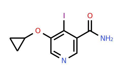 CAS 1243469-55-7 | 5-Cyclopropoxy-4-iodonicotinamide