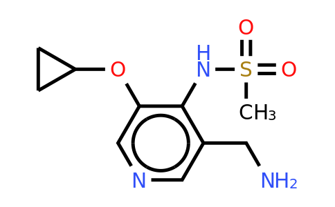 CAS 1243469-58-0 | N-(3-(aminomethyl)-5-cyclopropoxypyridin-4-YL)methanesulfonamide