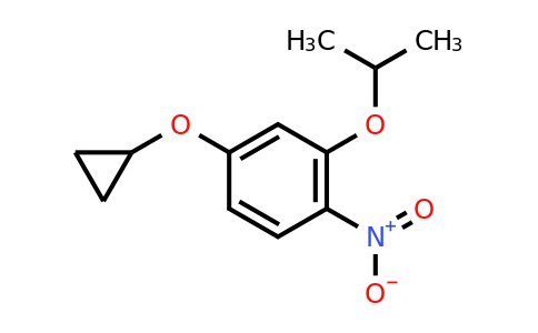 CAS 1243469-60-4 | 4-Cyclopropoxy-2-isopropoxy-1-nitrobenzene