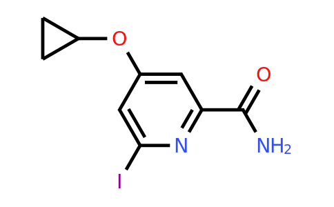 CAS 1243469-61-5 | 4-Cyclopropoxy-6-iodopicolinamide
