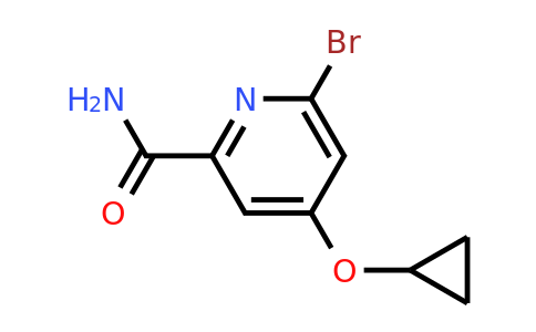 CAS 1243469-66-0 | 6-Bromo-4-cyclopropoxypicolinamide