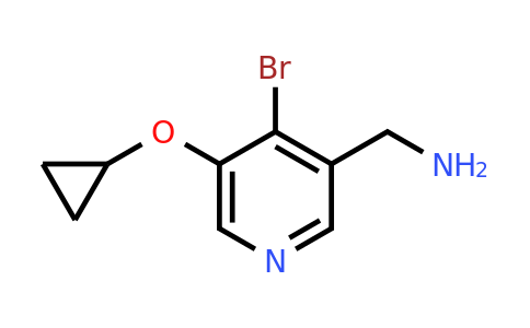 CAS 1243469-67-1 | (4-Bromo-5-cyclopropoxypyridin-3-YL)methanamine