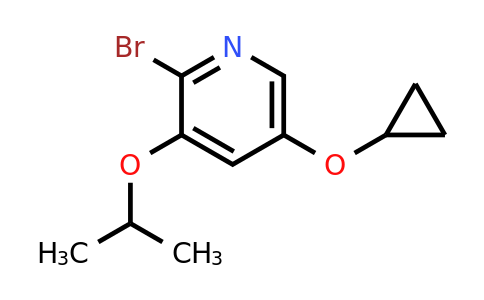 CAS 1243469-72-8 | 2-Bromo-5-cyclopropoxy-3-isopropoxypyridine