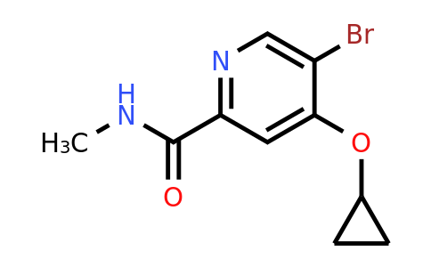 CAS 1243469-73-9 | 5-Bromo-4-cyclopropoxy-N-methylpicolinamide