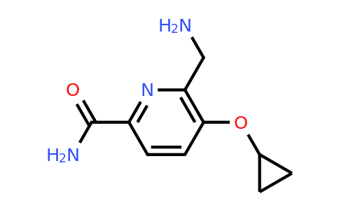 CAS 1243469-76-2 | 6-(Aminomethyl)-5-cyclopropoxypicolinamide