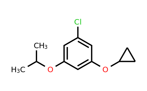 CAS 1243469-77-3 | 1-Chloro-3-cyclopropoxy-5-isopropoxybenzene